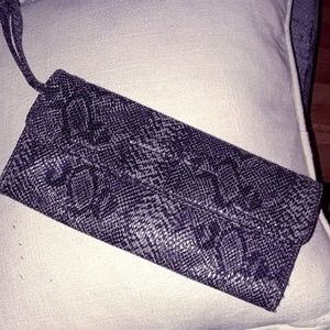 Banana Republic- Animal Print Wristlet/ Clutch